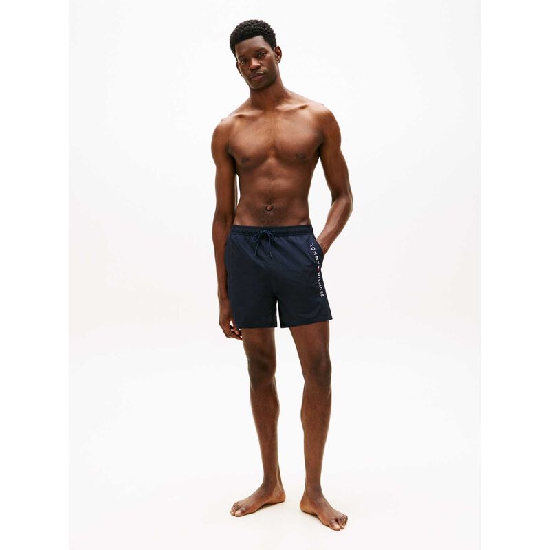 Tommy Hilfiger Original Logo Mid Length Swim Shorts image number 3